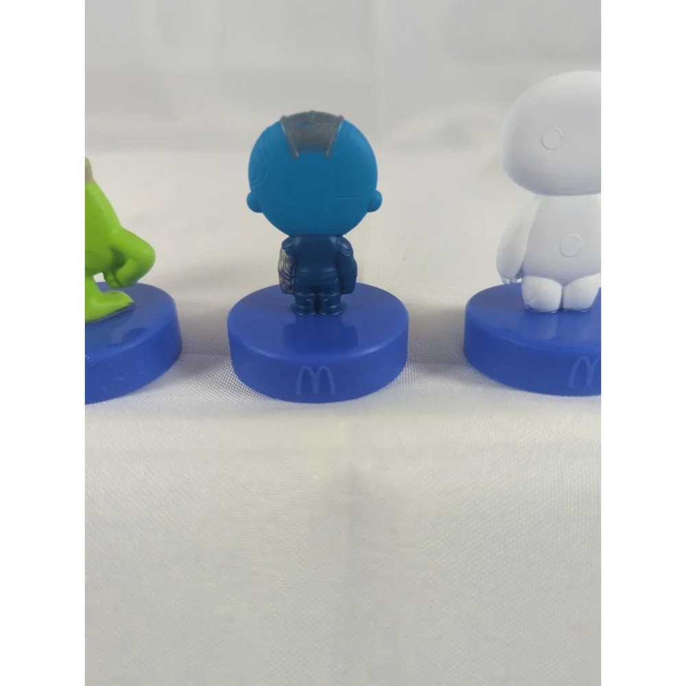 Lot of 4 Disneyland 70th Anniversary McDonalds Happy Meal Toys Figures